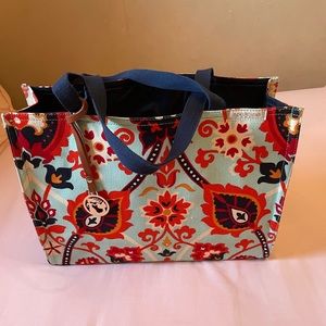 Spartina Floral Canvas Tote